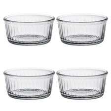 Duralex Oven Chef Glass Ramekins for Creme Brulee, Desserts - 8.5cm - Pack of 4