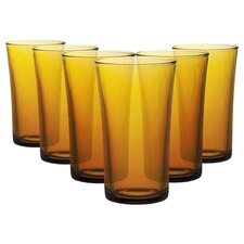 Duralex Lys Highball Glasses - 280ml - Amber - Pack of Six