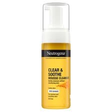 Neutrogena Clear & Soothe Mousse Cleanser Face Wash with Turmeric 150ml