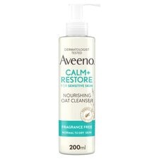 Aveeno Face CALM & RESTORE Nourishing Oat Face Wash Cleanser 200ml