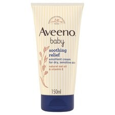 Aveeno Baby Soothing Relief Emollient Cream Baby Lotion Dry Skin 150ml