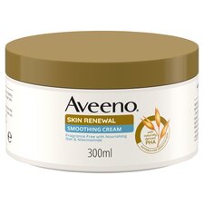 Aveeno Skin Renewal Smoothing Cream Body Lotion Moisturiser 300ml