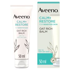 Aveeno Face CALM & RESTORE Ultra Rich Oat Face Cream Moisturiser 50ml