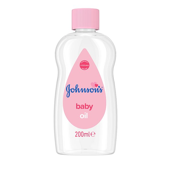 Johnson's Baby Oil Baby Skin Moisturiser & Dryness Protection 200ml