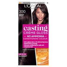 L'Oreal Paris Casting Creme Gloss 200 Ebony Black Semi-Permanent Hair Dye