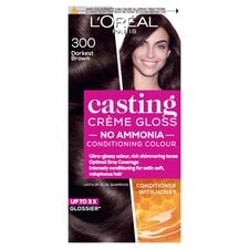 L'Oreal Paris Casting Creme Gloss 300 Darkest Brown Semi-Permanent Hair Dye