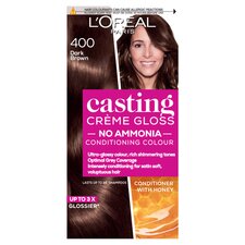 L'Oreal Paris Casting Creme Gloss 400 Dark Brown Semi-Permanent Hair Dye