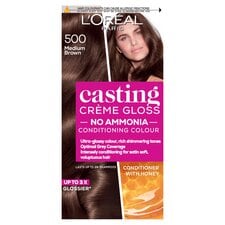 L'Oreal Paris Casting Creme Gloss 500 Medium Brown Semi-Permanent Hair Dye