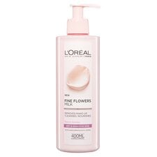 L'oreal Paris Flowers Cleansing Milk Dry Sensitive 400Ml