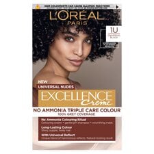 L'Oreal Paris Excellence Nudes Universal 1U BlackPermanent Hair Dye