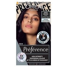 L'Oreal Paris Preference Vivids 2.01 Deep Black Permanent Hair Dye