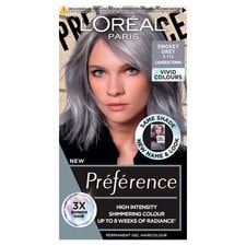 L'Oreal Paris Preference Vivids 9.11 Smokey Grey Permanent Hair Dye