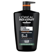 L'Oreal Men Expert 5in1 Pure Carbon Shower Gel 1 Litre