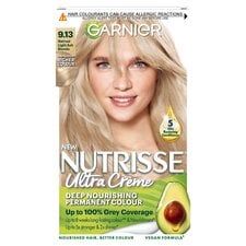 Garnier Nutrisse 9.13 Natural Light Ash Blonde Permanent Hair Dye