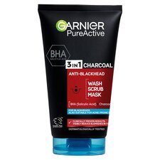 Garnier Pure Active 3 In 1 Charcoal Face Wash 150Ml