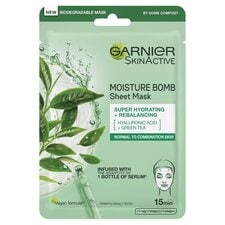 Garnier Moisture Bomb Hydrating Face Mask Green Tea