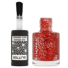 Rimmel Glitters Ruby Crush Nail Polish 8Ml