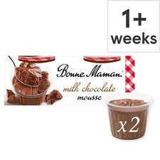 Bonne Maman Chocolate Mousse 2 X 70G