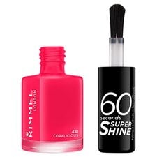 Rimmel 60 Seconds Super Shine Nail Polish, Coralicious