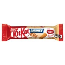 Kit Kat Chunky Biscoff White Chocolate Bar 42g