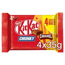 Kitkat Chunky Caramel Bars (140g) 4 X 35g