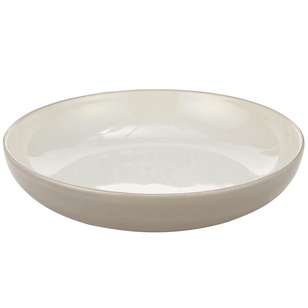 M&S Tribeca Grey Stoneware Pasta Bowl