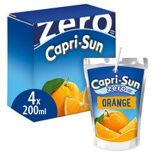 Capri-Sun Zero Orange 4 x 200ml