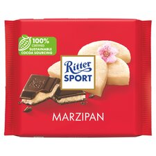 Ritter Sport Chocolate Marzipan 100G