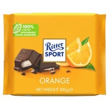 Ritter Sport Dark Chocolate Orange Bar 100g