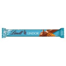 Lindt Lindor Salted Caramel Milk Chocolate Bar 38G