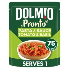 Dolmio Pronto Microwave Fusilli Pasta with Tomato and Basil Sauce 200g