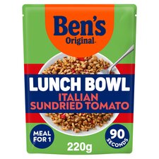 Bens Original Lunch Bowl Italian Style Grains and Rice 220g