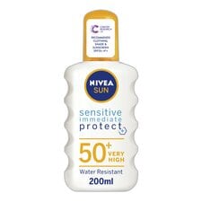 Nivea Sun Spray Sensitive Soothing Spray Spf50+ 200Ml