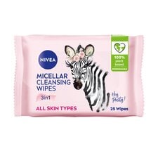 NIVEA MicellAir Cleansing Face Wipes 25 Pack