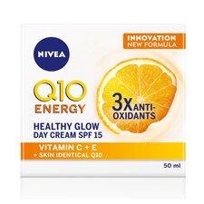 NIVEA Q10 Energy Day Cream Moisturiser SPF15 50ml