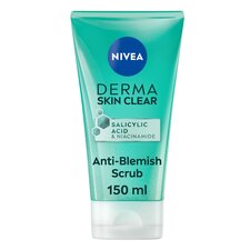 Nivea Derma Skin Clear Anti-Blemish Face Scrub 150Ml