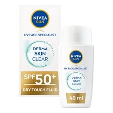 NIVEA Sun UV Face Derma Skin Clear SPF50+ 40ml