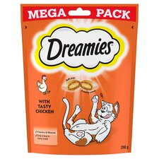 Dreamies Cat Treat Biscuits with Chicken Mega Pack 200g