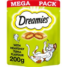 Dreamies Cat Treat Biscuits with Tuna Flavour Mega Pack 200g