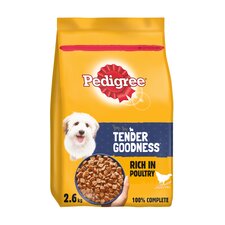 Pedigree Dry Small Dog Food Tender Goodness Poultry 2.6kg