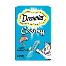 Dreamies Creamy No Sugar Cat Treats With Salmon 40g