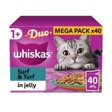 Whiskas Adult Surf & Turf In Jelly 40X85g