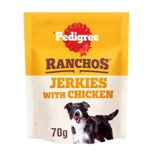 Pedigree Ranchos Jerkies Dog Food Treat with Chicken 70g