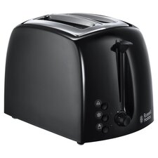 Russell Hobbs Textures Black Toaster 2 Slice