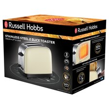 Russell Hobbs Colours 2 Slice Toaster Cream