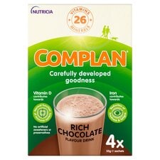 Complan Chocolate Multivitamin & Mineral Nutritional Drink Sachet 4x55g