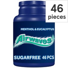 Airwaves Menthol & Eucalyptus Chewing Gum Bottle 46 Pieces