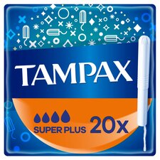 Tampax Super Plus Tampons With Applicator 20 Pack