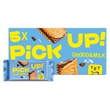 Bahlsen Pick Up! Choco & Milk Chocolate Biscuit Bars Multipack, 5 Pack 140g