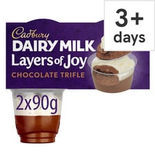 Cadbury Layers Of Joy Chocolate Dessert 2 X90g